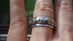 925 zilver draai ring spinning ring OHM maat 21 - Vanoli, Sieraden, Tassen en Uiterlijk, Ringen, Nieuw, 20 of groter, Ophalen of Verzenden