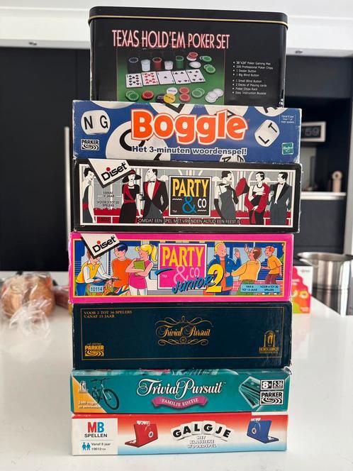 Gezelschapsspellen divers, Hobby en Vrije tijd, Gezelschapsspellen | Overige, Gebruikt, Ophalen