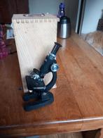 Vintage Biologische Microscoop, Audio, Tv en Foto, Optische apparatuur | Microscopen, Ophalen of Verzenden, Gebruikt, Minder dan 400x
