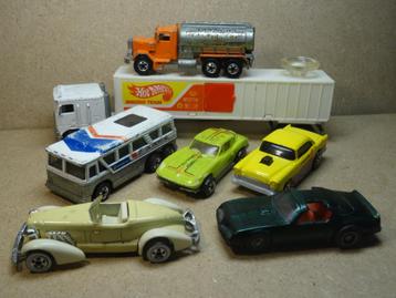 HOTWHEELS, Setje van 7 Bijzondere Modellen, Zie TEKST-Foto`s beschikbaar voor biedingen