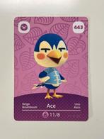 Nintendo Animal Crossing Cards - Series 5 - card 443 Ace, Spelcomputers en Games, Games | Nintendo Switch, Avontuur en Actie, 1 speler