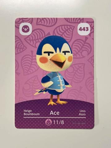 Nintendo Animal Crossing Cards - Series 5 - card 443 Ace beschikbaar voor biedingen