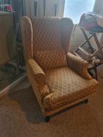 Stoel, geel, vintage, Huis en Inrichting, Fauteuils, Ophalen, Gebruikt, Stof, Vintage