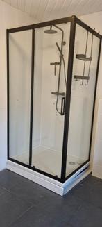 Nieuwe zwarte aluminium douchecabine. Ongebruikt., Ophalen, Nieuw, Glas, Douche