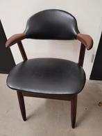 Koehoorn vintage stoel jaren 60 70, Huis en Inrichting, Stoelen, Ophalen, Gebruikt, Bruin, Eén