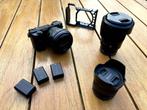 Sony A6300 | compleet met 3 lenzen, 3 batterijen en cage, Audio, Tv en Foto, Fotocamera's Digitaal, Compact, Ophalen of Verzenden