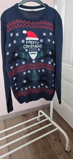 Kersttrui HEMA Maat L/XL, Maat 52/54 (L), Blauw, Ophalen of Verzenden, Zo goed als nieuw