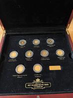 9x 14 karaat PUUR goud (niet verguld) penningen set, Ophalen of Verzenden, Overige landen, Overige waardes, Goud