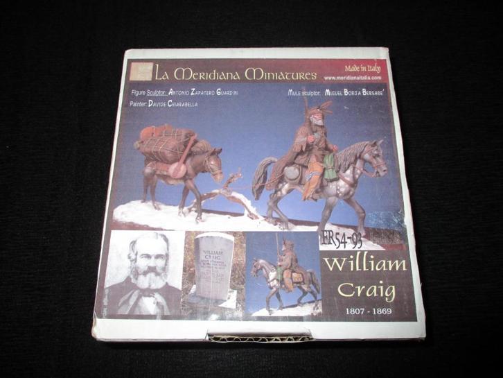 H-573,LA MERIDIANA MINIATURES - 54MM,NO,FR-54-93, WILLIAM CR, Hobby en Vrije tijd, Modelbouw | Figuren en Diorama's, Gebruikt