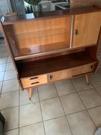 Vintage mid Century wandkast van gebroeders verhoeff, Ophalen, Zo goed als nieuw, 25 tot 50 cm, Minder dan 150 cm