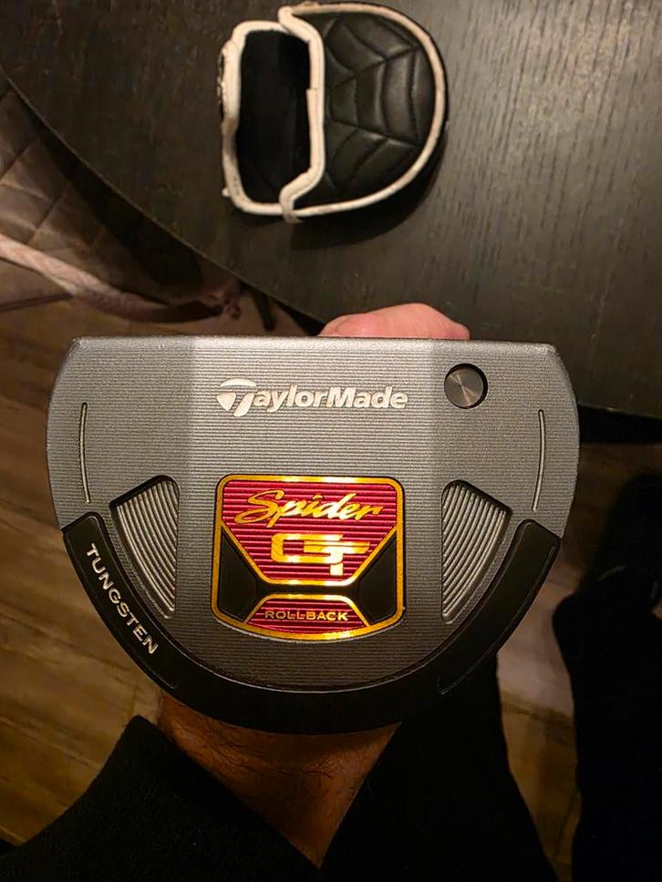 Taylormade Spider GT Putter - Nieuwe Superstroke Grip, Sport en Fitness, Golf, Zo goed als nieuw, Club, Overige merken, Ophalen of Verzenden
