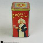 Vintage Droste cacaoblik met verpleegster, Verzamelen, Blikken, Ophalen of Verzenden, Zo goed als nieuw, Overige, Droste
