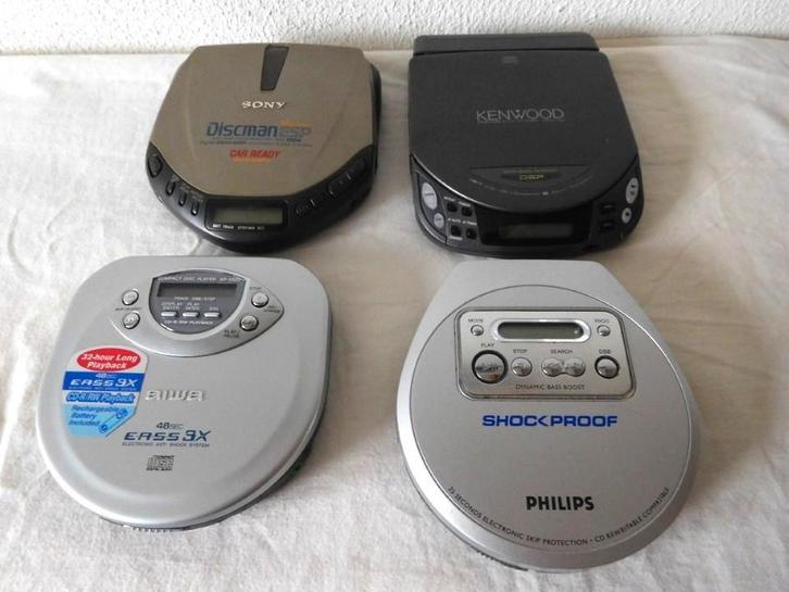 4 X Discman defect in nette staat., Audio, Tv en Foto, Walkmans, Discmans en Minidiscspelers, Discman, Ophalen