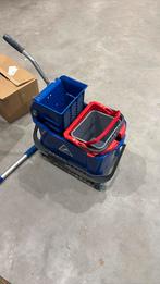 Schoonmaak emmer op wielen, Ophalen, Dweilemmer, -bak, of -wagen