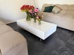 Witte Salontafel met Opberglade met SoftClose, Ophalen, 100 tot 150 cm, Onbekend, 50 tot 100 cm
