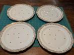 4 Limoges Borden - Vintage, Ophalen, Gebruikt, Bord