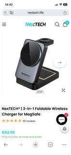 Draadloze Oplader voor Telefoon & Apple Watch, Telecommunicatie, Mobiele telefoons | Telefoon-opladers, Ophalen of Verzenden, Nieuw