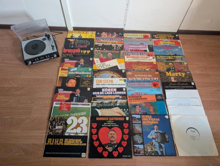 Vinyl Collectie - Diverse Platen en Speler 42 delig, Cd's en Dvd's, Vinyl | Overige Vinyl, Gebruikt, 12 inch, Ophalen of Verzenden