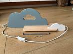 LED wolken kinderwandlamp blauw/wit, Ophalen of Verzenden, Gebruikt