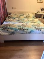 Tweepersoonsbed, Ophalen, Gebruikt, Wit, Tweepersoons