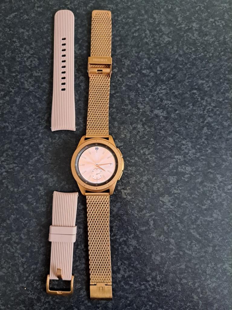 Samsung Smartwatch rosé kleur, Sieraden, Tassen en Uiterlijk, Smartwatches, Ophalen of Verzenden, Zo goed als nieuw, Samsung, Roze