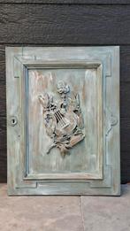 Antiek Paneeldeurtje met Lyra, Ophalen