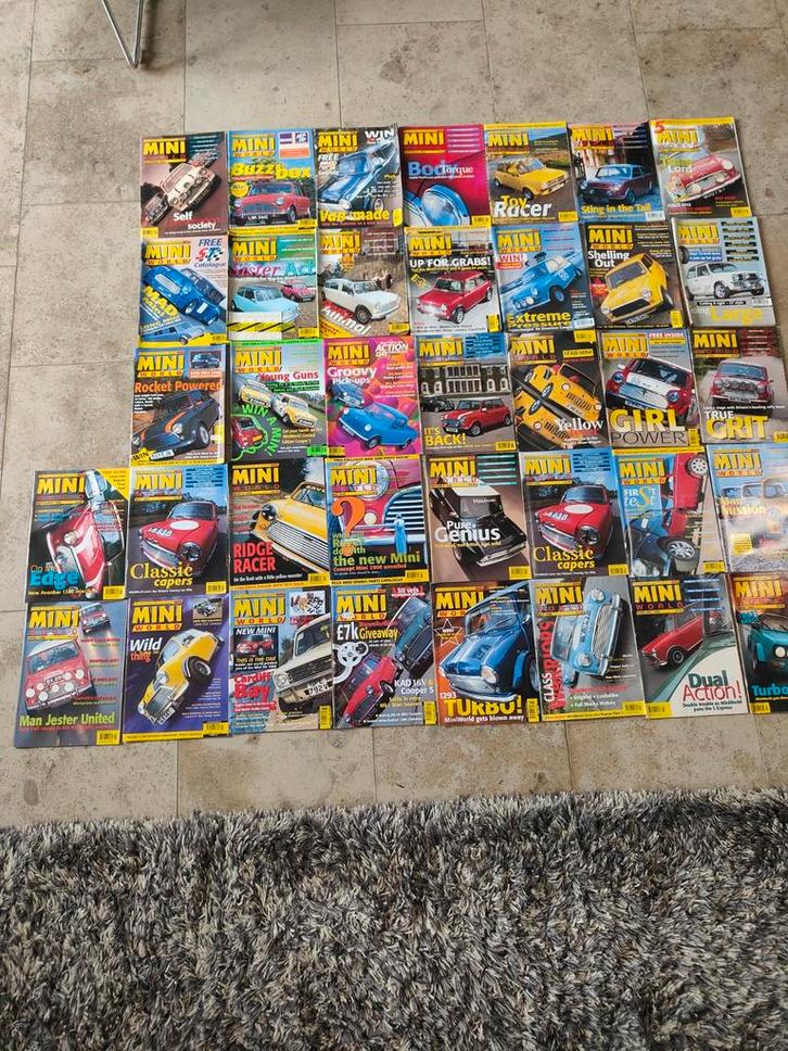 Mini World Magazine 1996-2000, Boeken, Auto's | Boeken, Gelezen, Algemeen, Ophalen of Verzenden