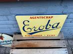 Eroba Emaille Reclamebord - Rijwielfabriek Echt, Antiek en Kunst, Antiek | Emaille, Ophalen of Verzenden