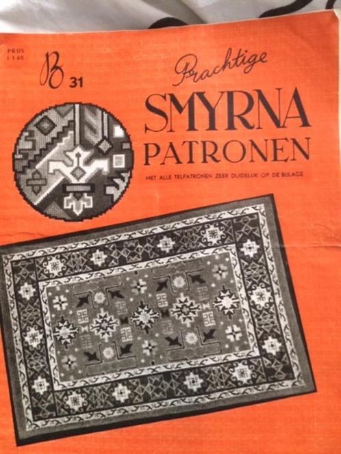 prachtige smyrna patronen ca 1956, Hobby en Vrije tijd, Borduren en Borduurmachines, Gebruikt, Patroon, Handborduren, Ophalen of Verzenden