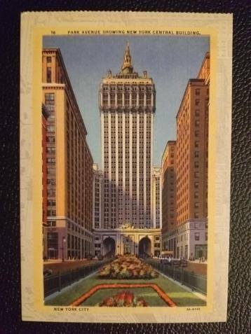 oude ongelopen kaart uit Amerika, New-York beschikbaar voor biedingen