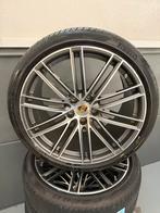 Porsche cayenne Velgen met Banden - 22 Inch turbo origineel, Auto-onderdelen, Banden en Velgen, Gebruikt, 285 mm, Banden en Velgen