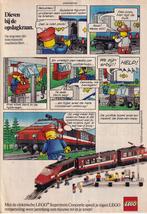 retro reclame 1989 Lego Miniland Concorde trein strip, Overige typen, Ophalen of Verzenden