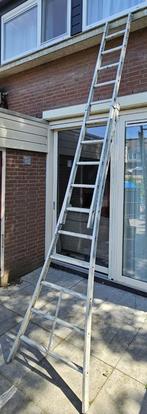Ladder 2x10, Doe-het-zelf en Verbouw, Ladders en Trappen, Ophalen, Gebruikt, 4 meter of meer