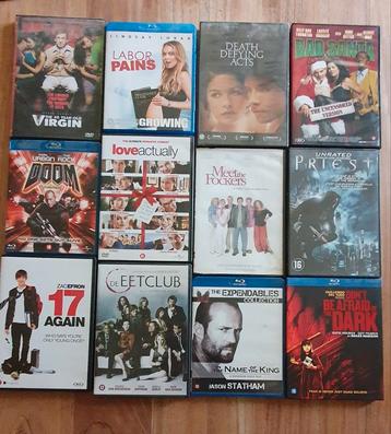 Collectie dvd's beschikbaar voor biedingen