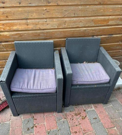 2 Alibert lounge tuinstoelen – GRATIS af te halen in Epe, Tuin en Terras, Tuinsets en Loungesets, Gebruikt, Ophalen