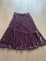 Laura asley rok fluweel M L zijde, Paars, Maat 42/44 (L), Ophalen of Verzenden, Zo goed als nieuw