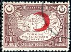 Turkije Z-C28A - Dwangtoeslag voor kinderhulp, Ophalen of Verzenden, Republiek Turkije, Overige landen, Gestempeld
