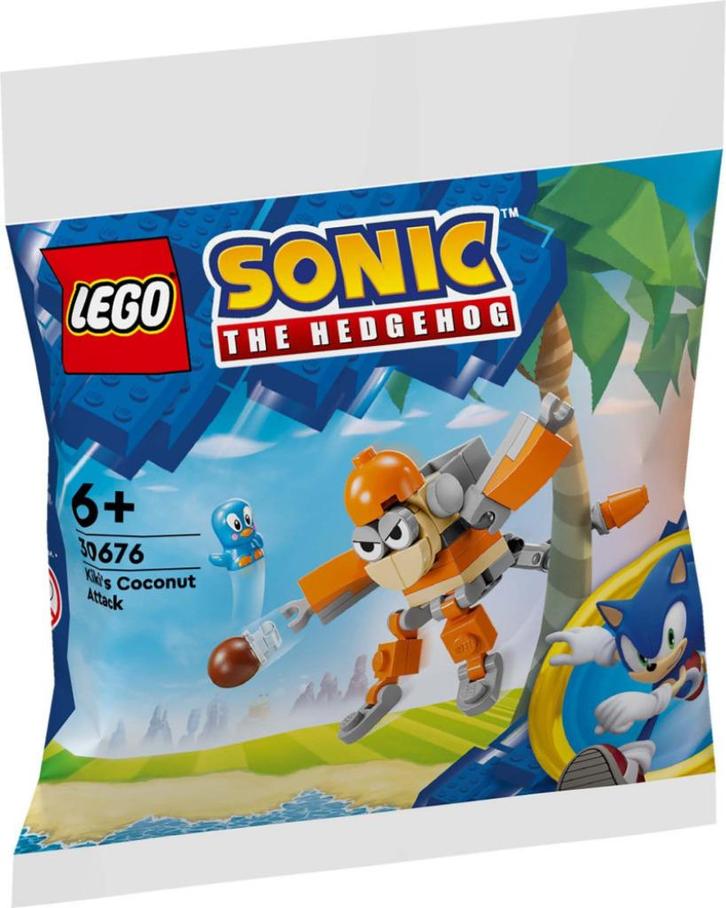 Lego Sonic: 30676 Kiki's Kokosnootaanval (polybag), Kinderen en Baby's, Speelgoed | Duplo en Lego, Nieuw, Ophalen of Verzenden
