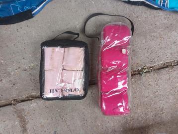 2 paar bandages paard roze beschikbaar voor biedingen
