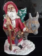 Kerstman en ezel, Ophalen of Verzenden, Gebruikt