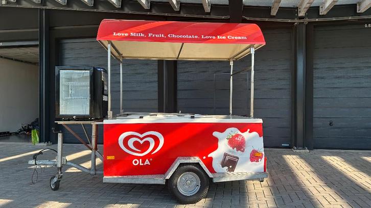 OLA ijskar aanhangwagen, Zakelijke goederen, Horeca | Food, IJs, Ophalen