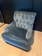 Fauteuil met hocker, Huis en Inrichting, Fauteuils, Ophalen, Minder dan 75 cm, Zo goed als nieuw, 75 tot 100 cm