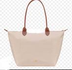 longchamp bag beige groot, Ophalen of Verzenden, Zo goed als nieuw, Beige