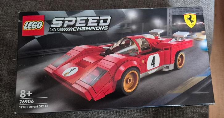 LEGO Speed Champions 76906 1970 Ferrari 512m, Kinderen en Baby's, Speelgoed | Duplo en Lego, Nieuw, Lego, Complete set, Ophalen of Verzenden