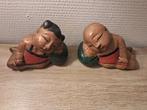 2 handgesneden beeldjes, Ophalen, Zo goed als nieuw