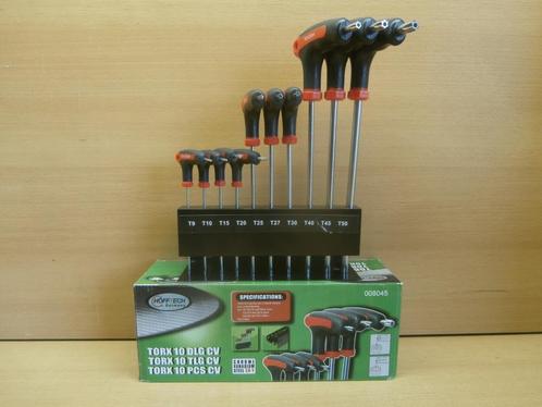 T-greep torx 10 dlg met rekje., Hobby en Vrije tijd, Knutselen, Nieuw, Gereedschap of Toebehoren, Ophalen of Verzenden