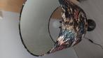 staande lamp met koperen vogel en kap met verenmotief, Huis en Inrichting, Lampen | Vloerlampen, Ophalen, Overige materialen, Unieke apart en duur