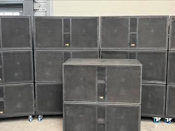 12x MD Acoustic RT218s , 2x 18 inch sub beschikbaar voor biedingen