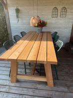💥 Unieke Douglas Houten Tuintafels & Bankjes | Handgemaakt, Tuin en Terras, Tuintafels, Ophalen, Nieuw, Vierkant, Hout