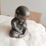 Mooi oud Bronzen Baby Boeddha Beeld - Zoldervonds, Ophalen of Verzenden